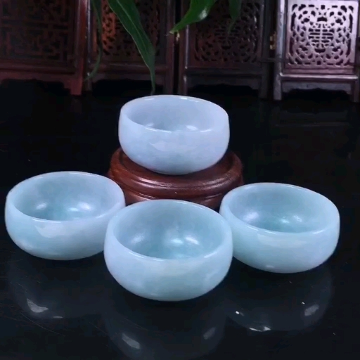 好物种草#翡翠精品【玉茶杯】老坑老料,款式经典,精美实用,翡翠杯子