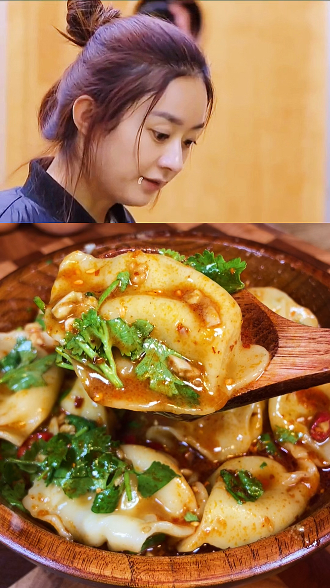 美食#赵丽颖同款雪碧水饺