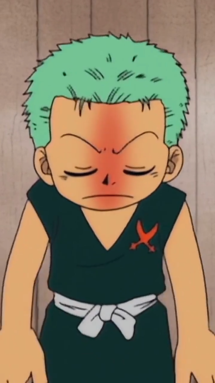 索隆#送你一个小索隆,绿藻头这也太可爱了趴