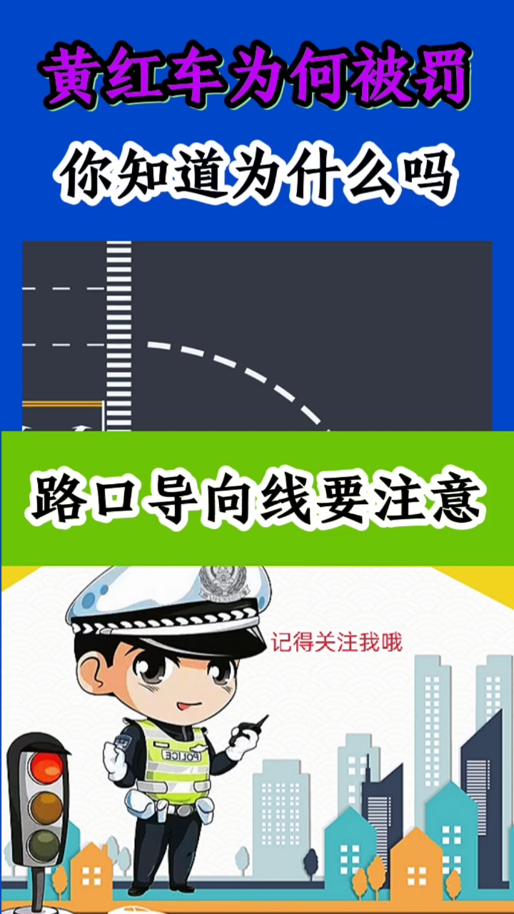 交通安全最重要#路口導向線知識分享