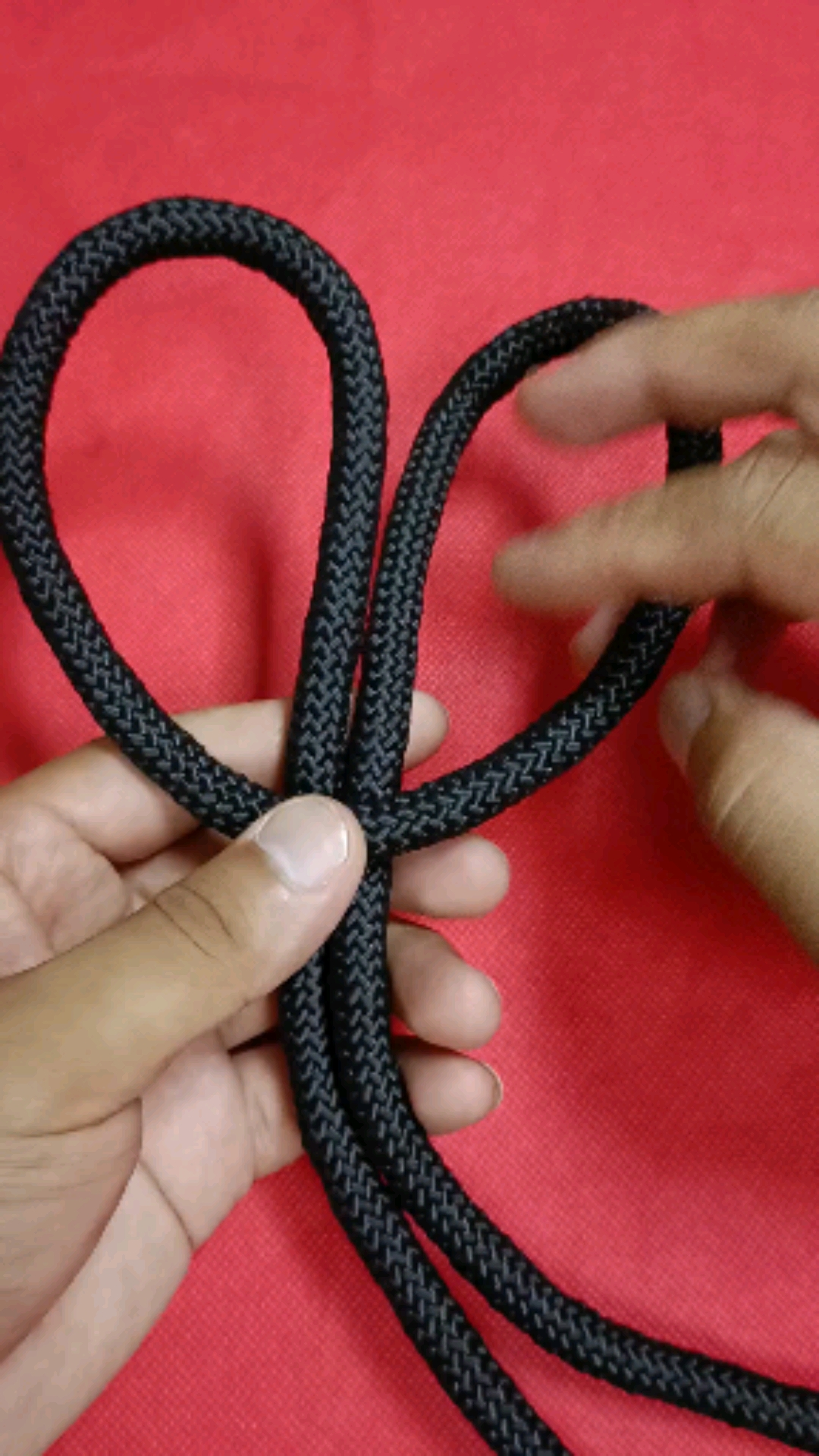 实用绳结桩结的打结方法非常好用不缓结不开扣