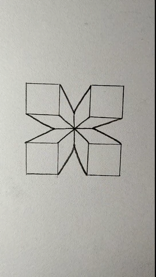 简笔画#简单易学的立体图形画法-度小视
