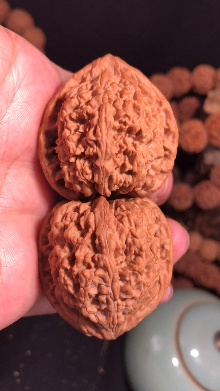 文玩核桃#龙脊狮子头