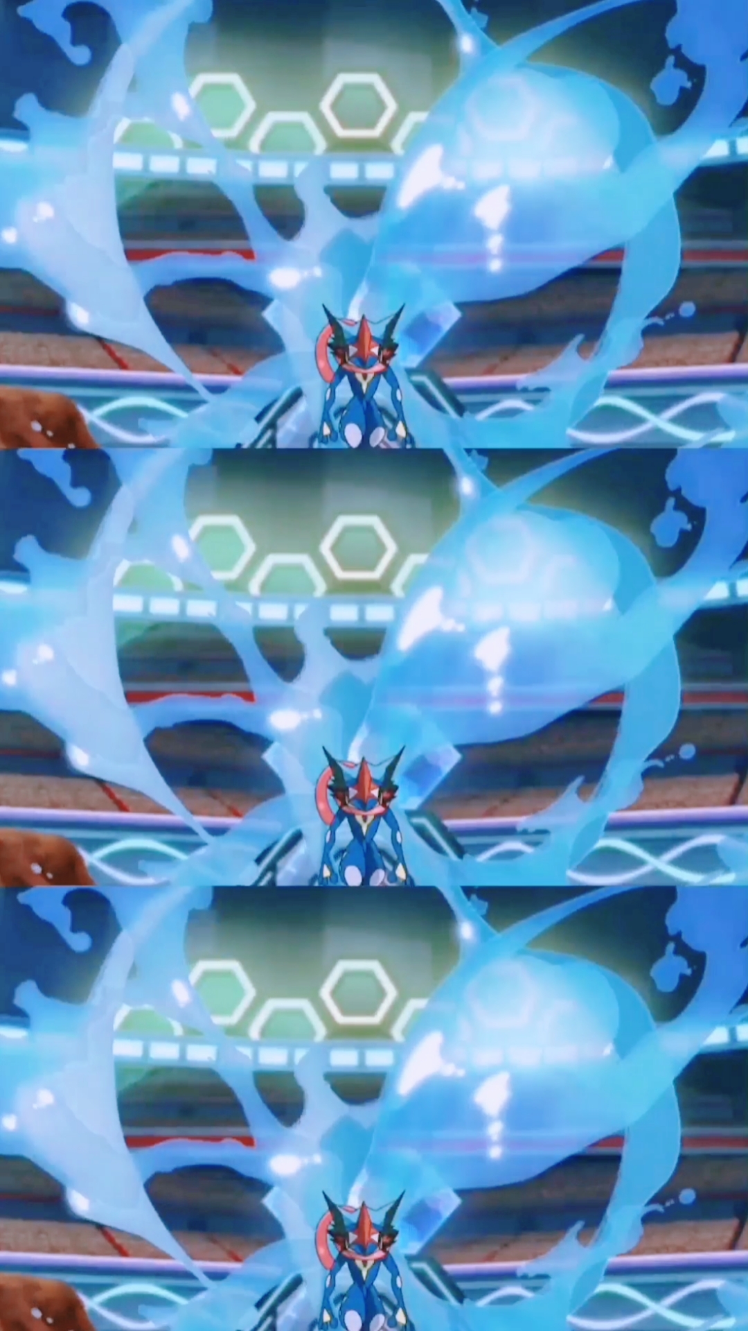 宝可梦#甲贺忍蛙对战蜥蜴王,超燃对战!-度小视