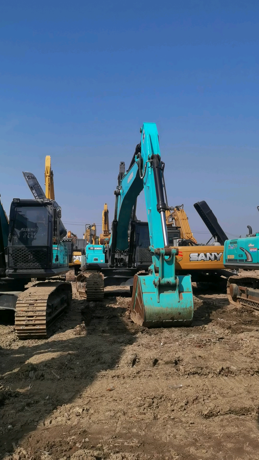 二手挖掘机个人#神钢350二手挖掘机试驾体验现场