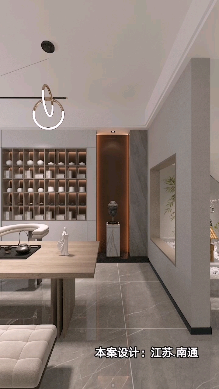 客厅一角多功能茶室装修,陪孩子成长乐园#茶室设计