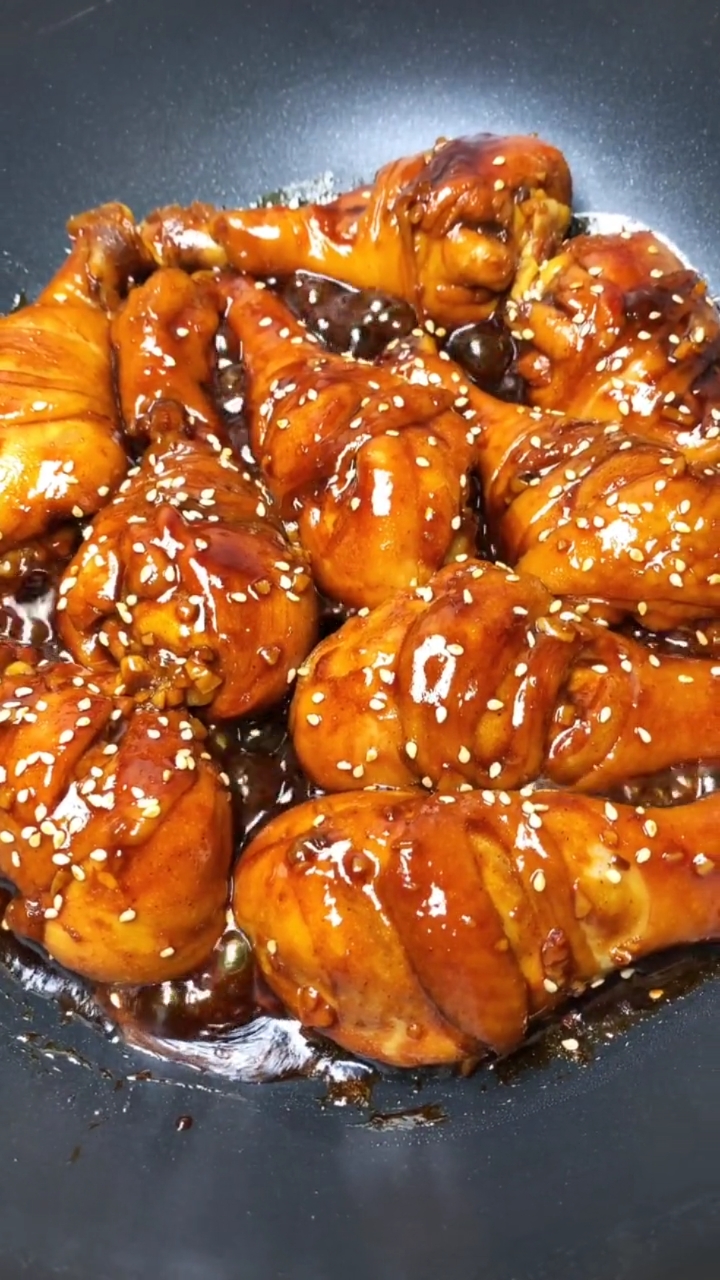 美食#蒜香蜜汁鸡腿