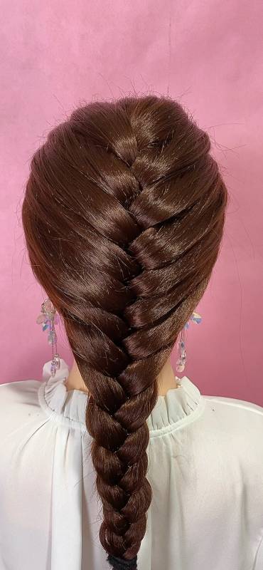 全民最火编发#零基础教你蜈蚣辫