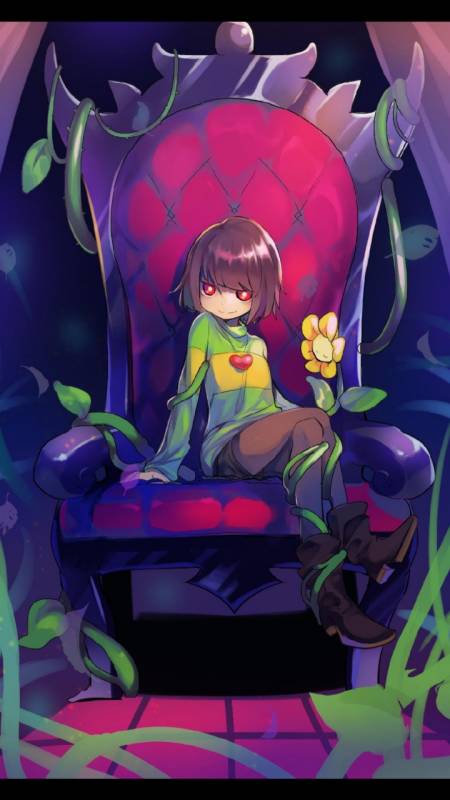 传说之下#chara!(猹是屠杀线的幕后黑手,希望你们能喜欢!(_-度小视