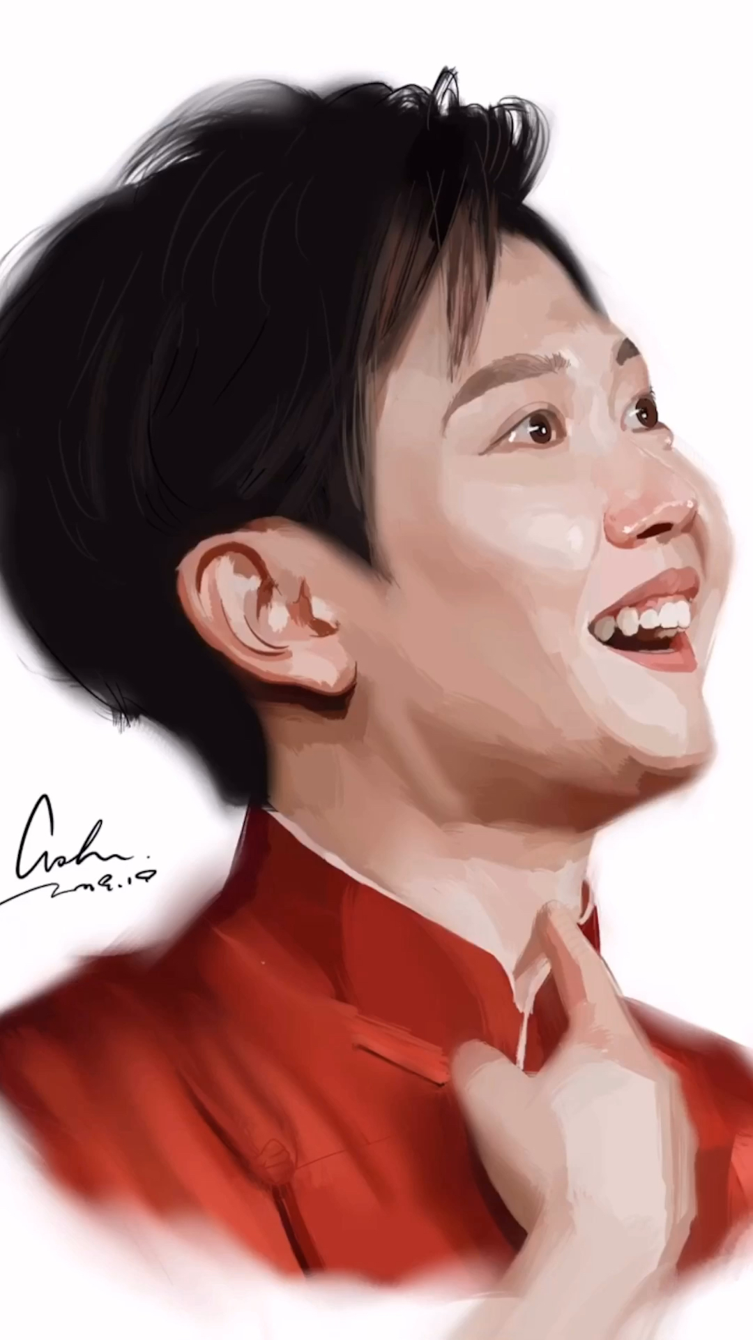 德云社#【手绘孟鹤堂】德云女孩看过来-度小视