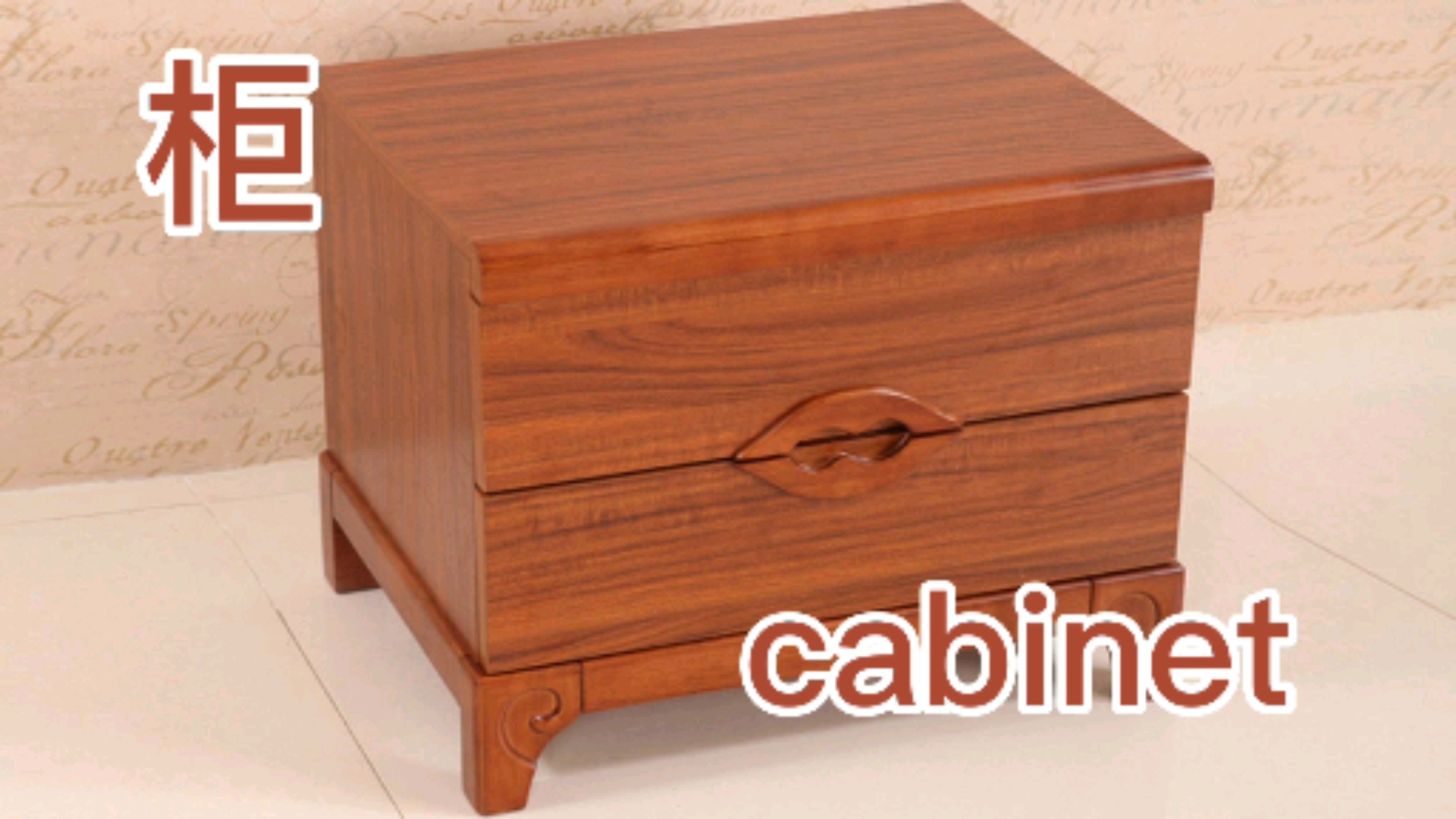 零基础学英语学英语背单词cabinet