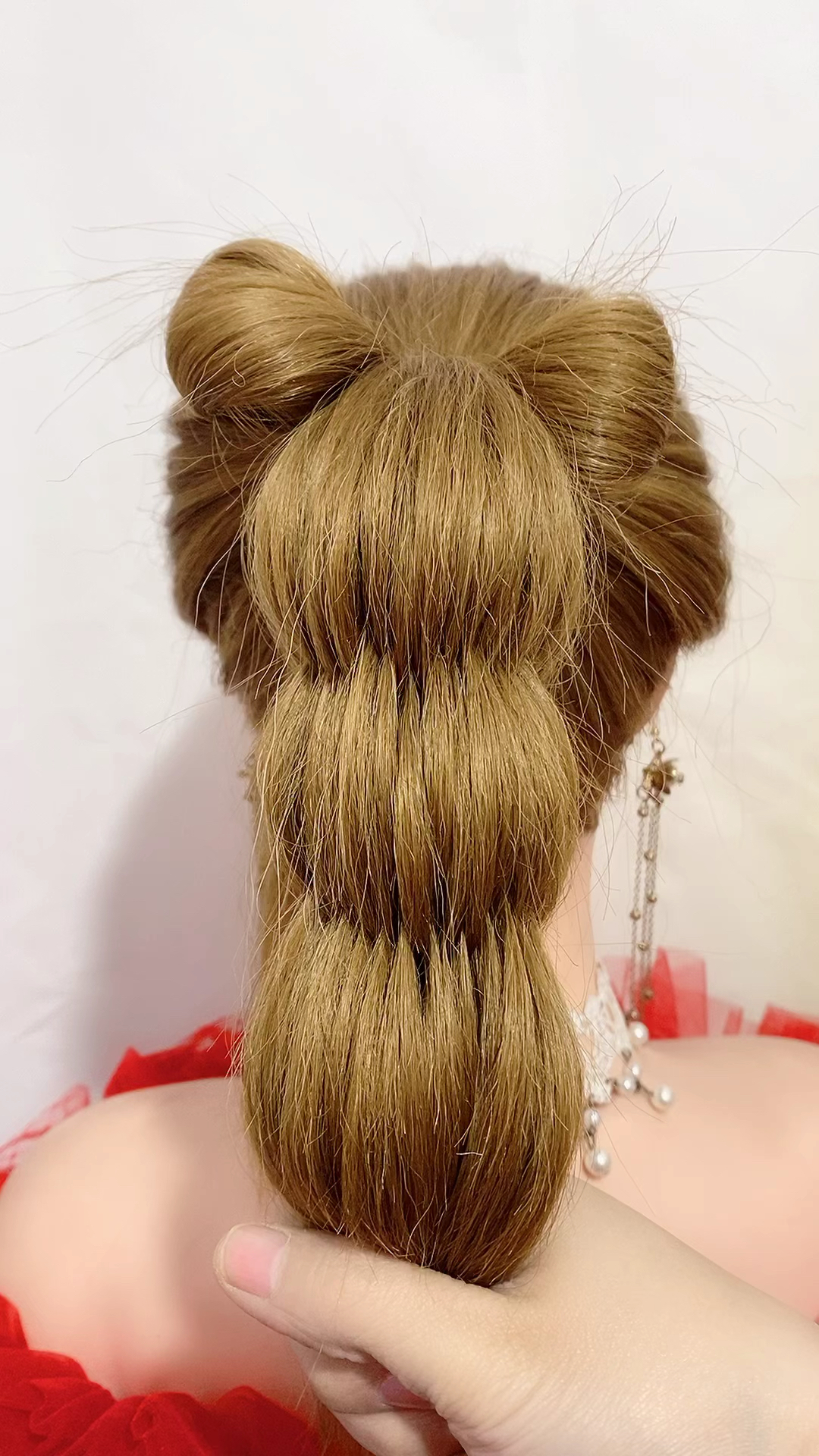 全民最火编发#灯笼高马尾详细教程