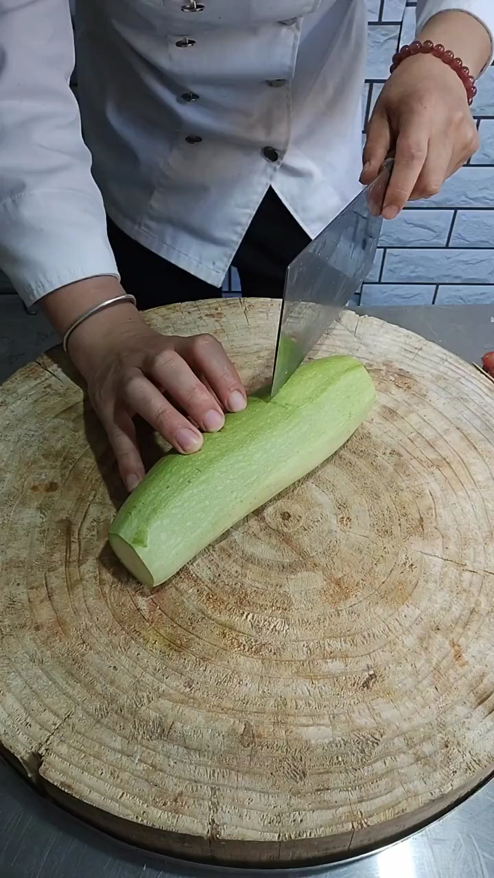 刀功#角瓜四种切法