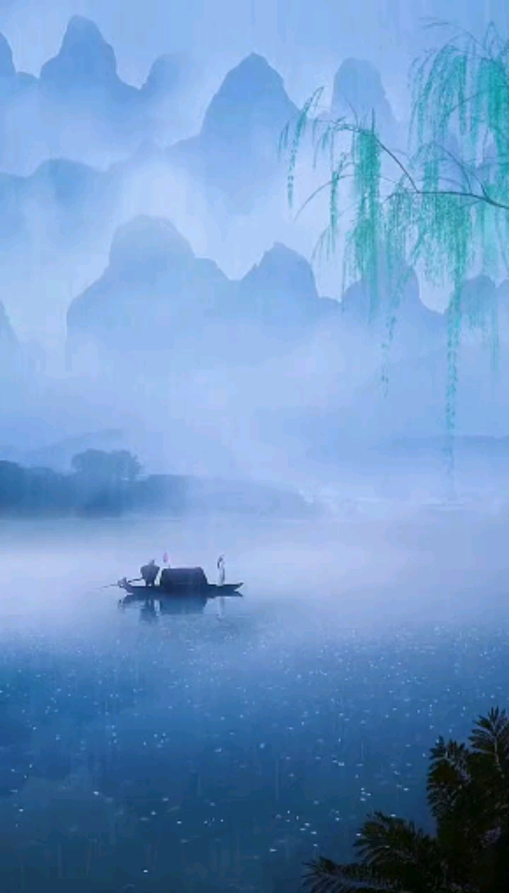 踏上轻舟路遥遥,任他风雨骤,风雨同舟,吾愿与君共赴天涯,同享一世悠然