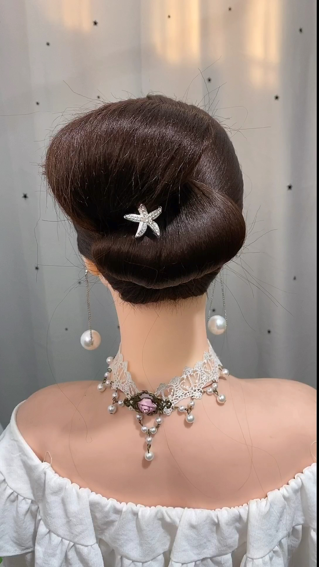 全民最火编发#夏天给妈妈扎的贵妇款盘发