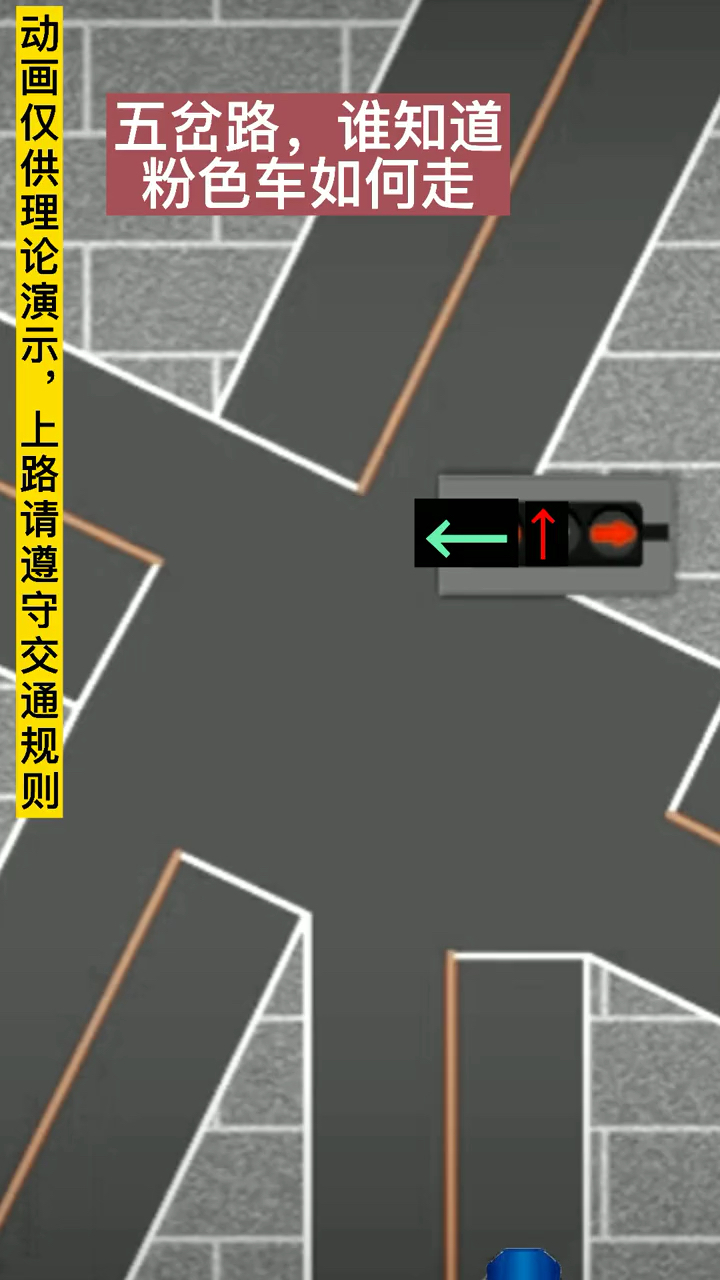 交通规则#五岔路口,最难路口