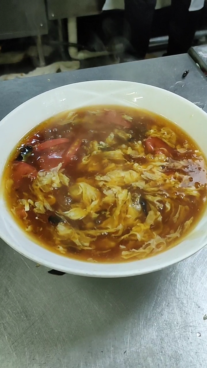 美食#酸辣蛋花汤出乎人所料