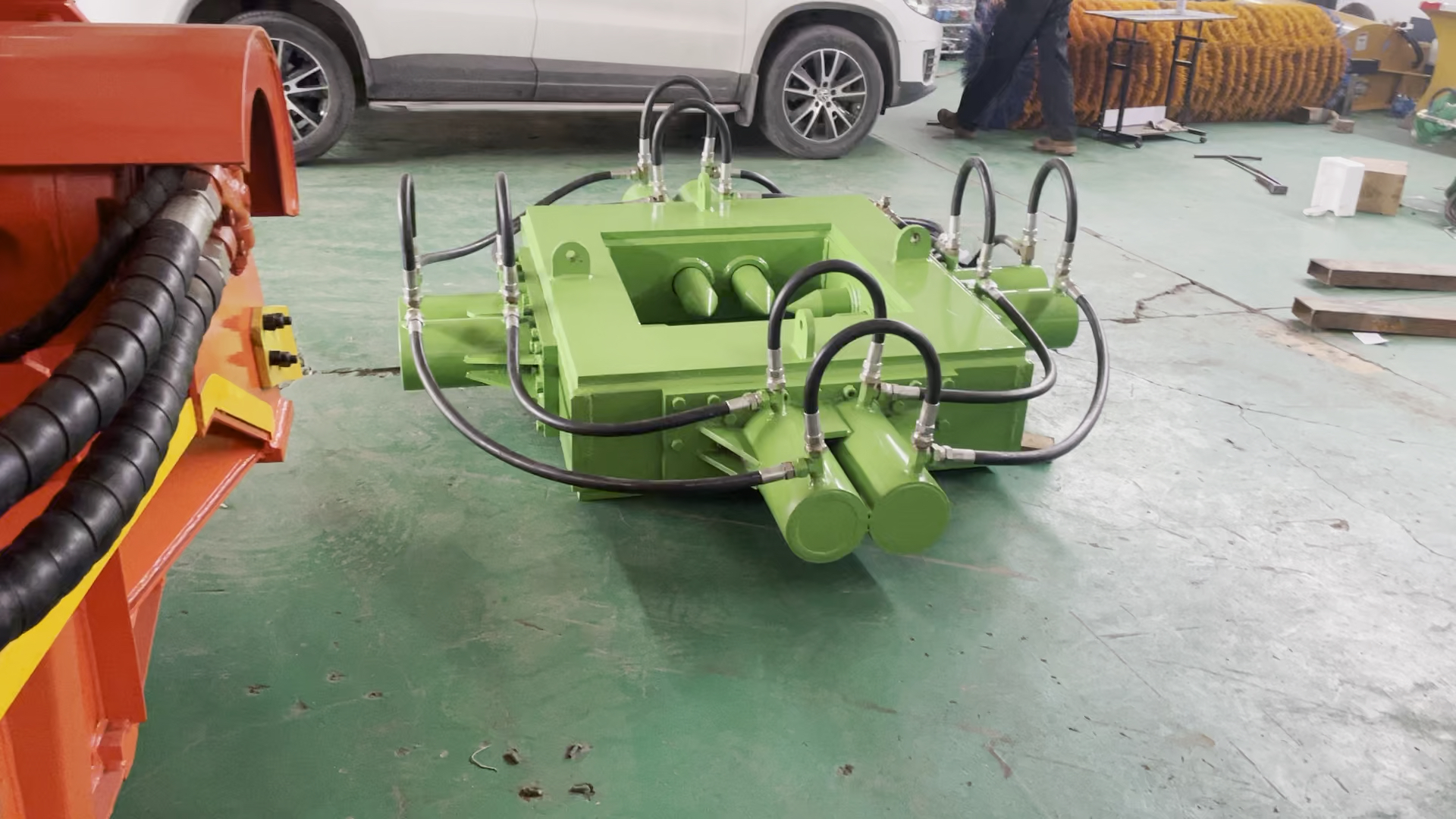 液压破桩机#大型方形破桩机多模块液压混凝土破碎器应用方便-度小视