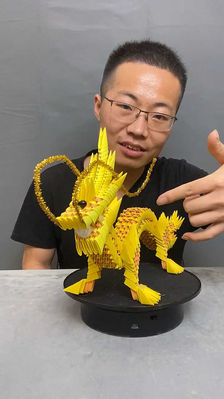 手工制作折纸手工作品中国龙喜欢吗