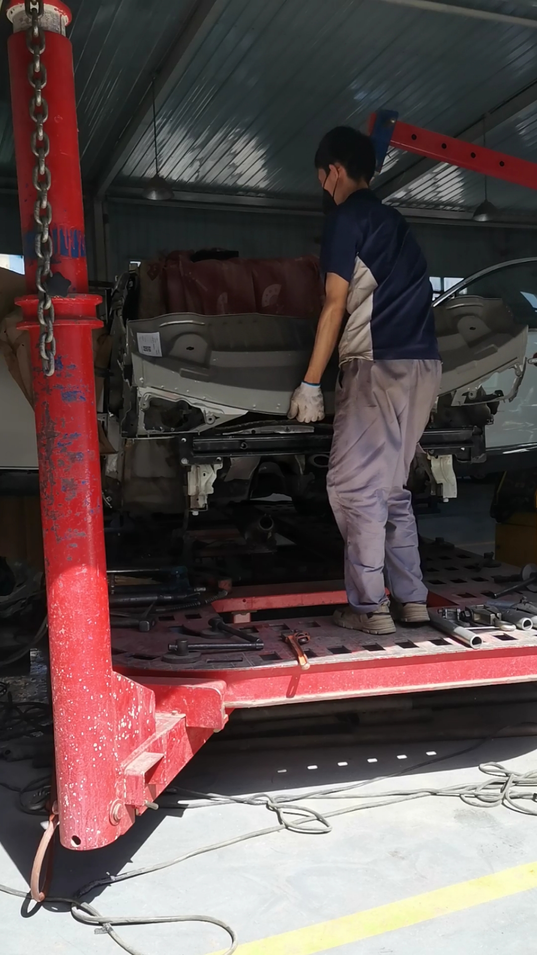 你好,夏天#修车人的日常操作