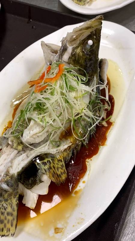 家乡特色美食你们蒸鱼都是怎么改刀的呢美食