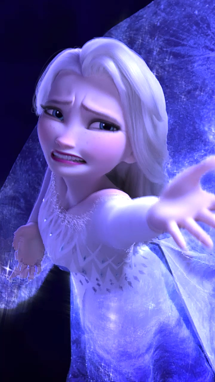 动漫#艾莎女王哦