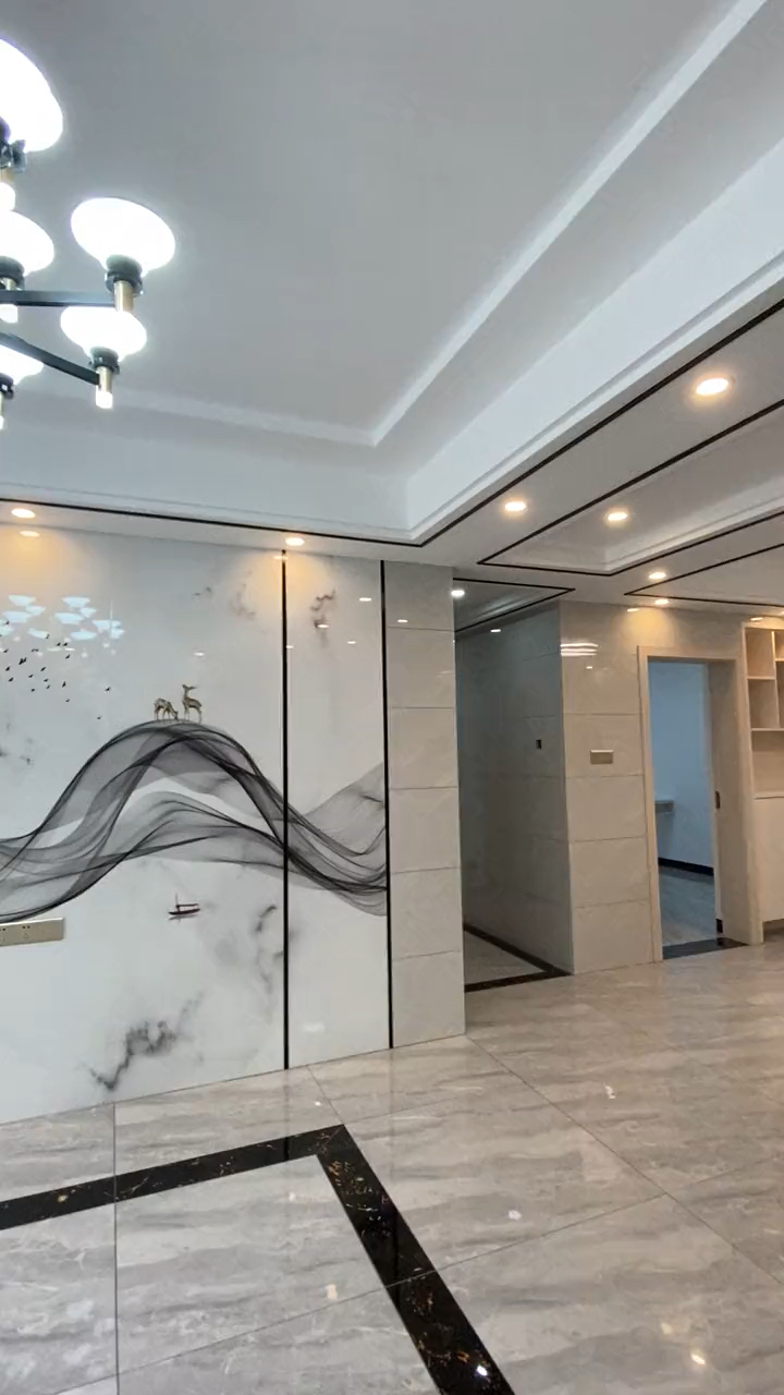 迷惑行为大赏#整体石材大板上墙,简单又好看.