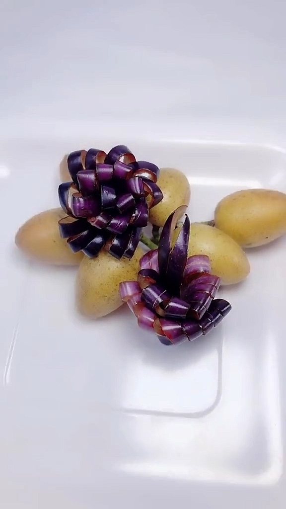 手工制作#宝宝们要的茄子花来了