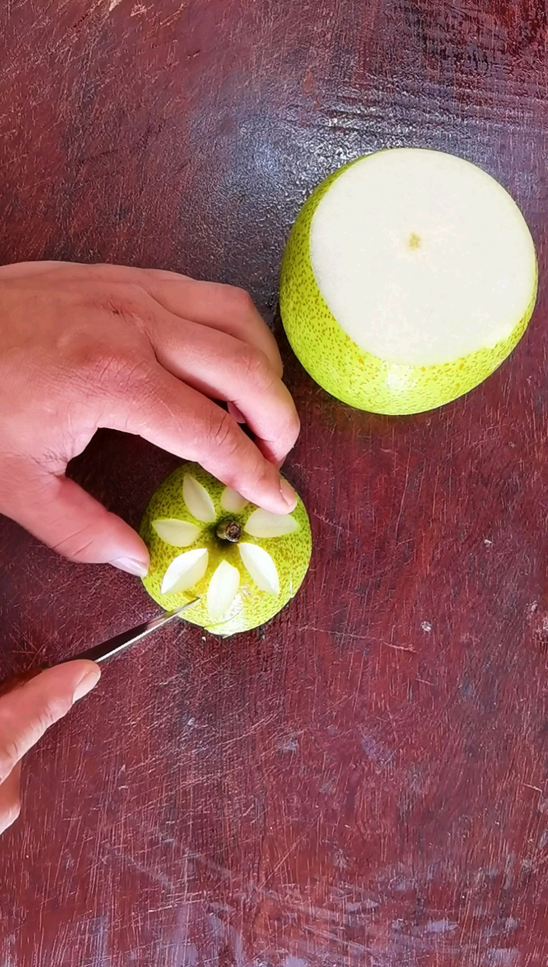 梨子这样切很实用