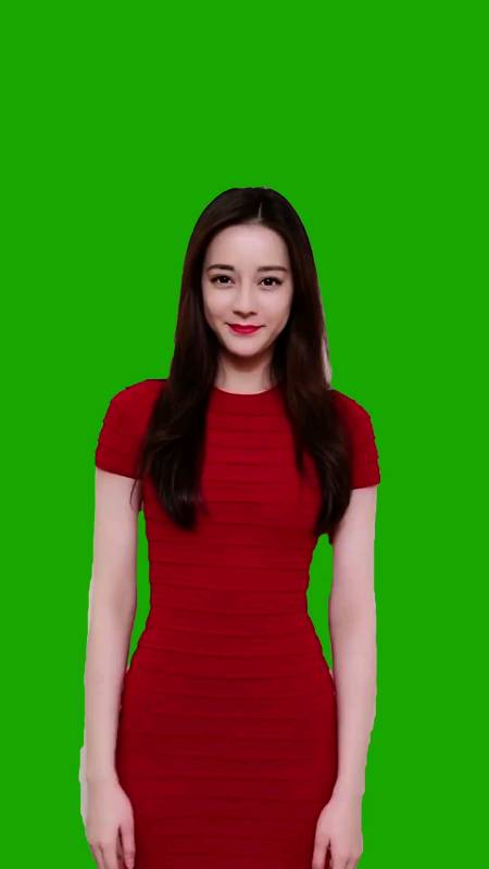 绿幕素材#2013年,迪丽热巴因主演个人首部电视剧《阿娜尔罕》而出道