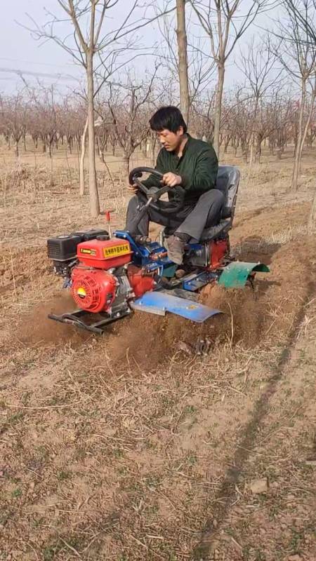 我和春天有个约会#乘坐式四驱折腰微耕机