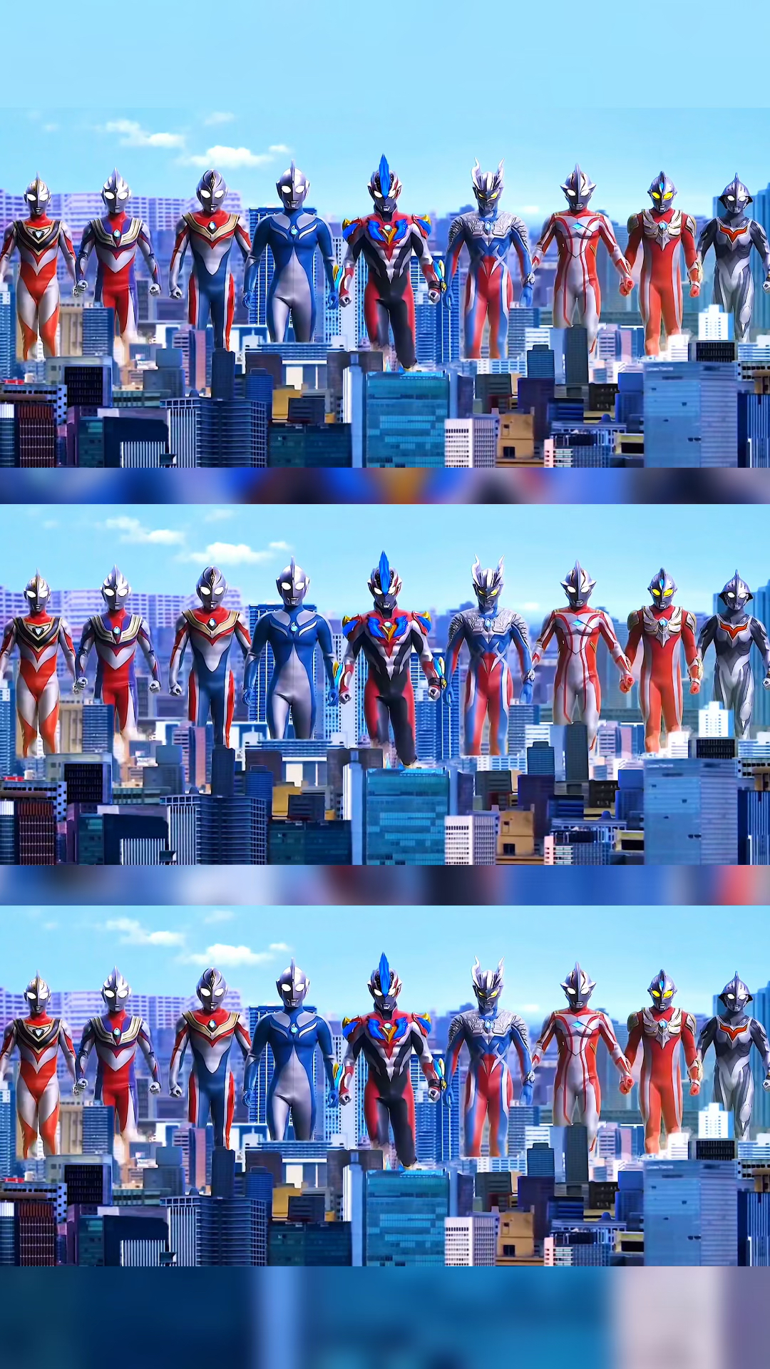 #奥特曼#奥特大英雄们来啦!准备集合啦!-全民小视频