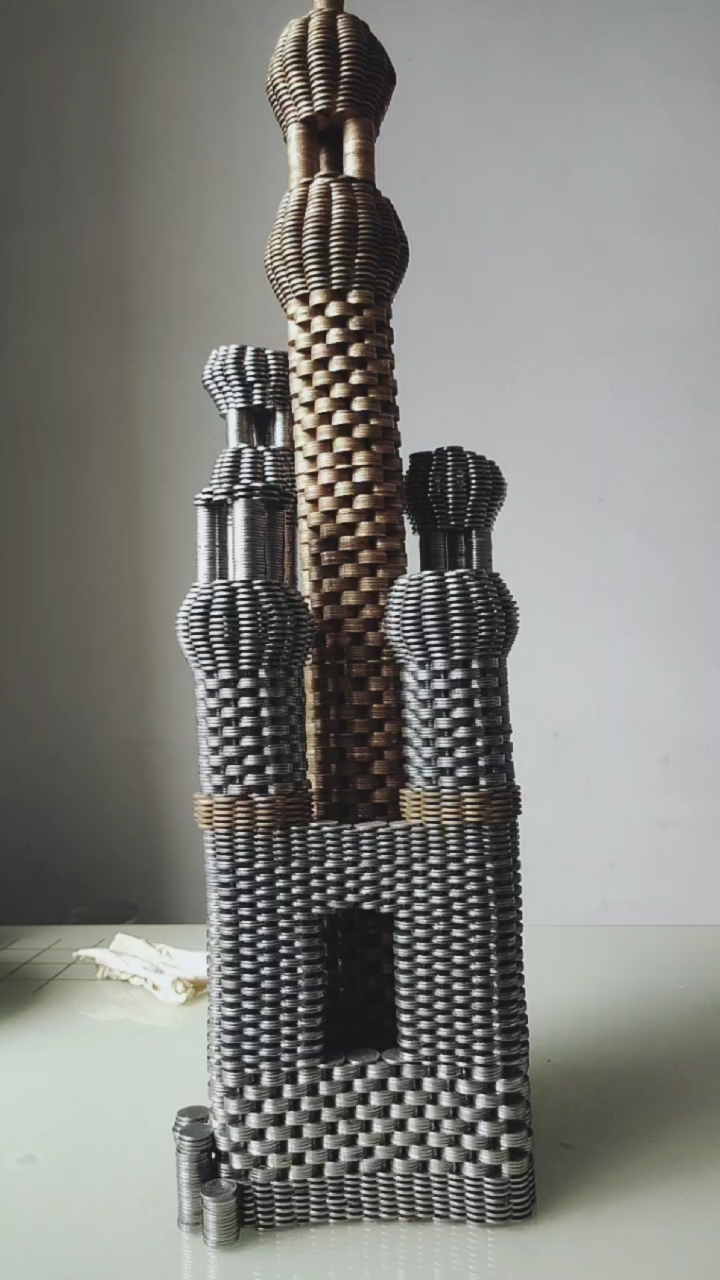 往里进,纯手工制作高难度造型.