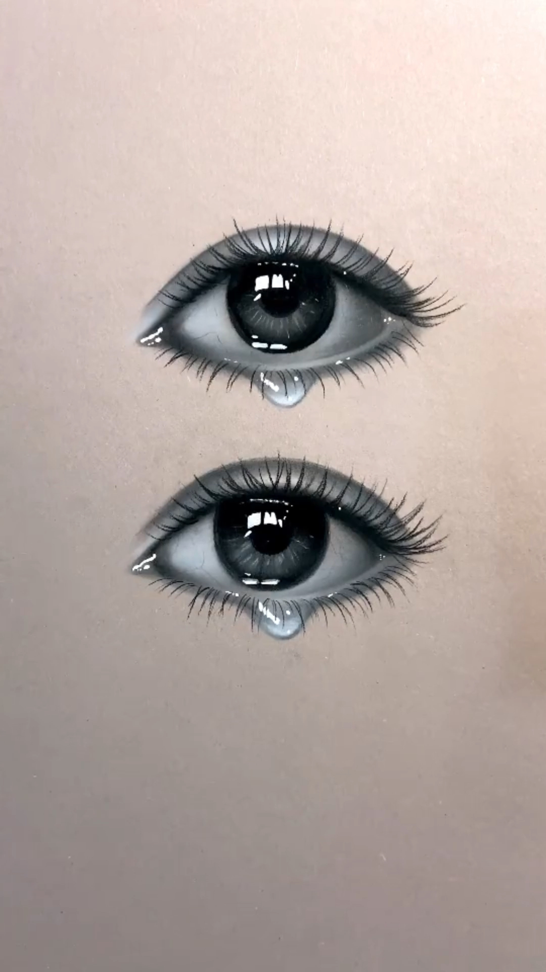 全民独门绝技咖#如何绘制哭泣的眼睛,大家学会了嘛