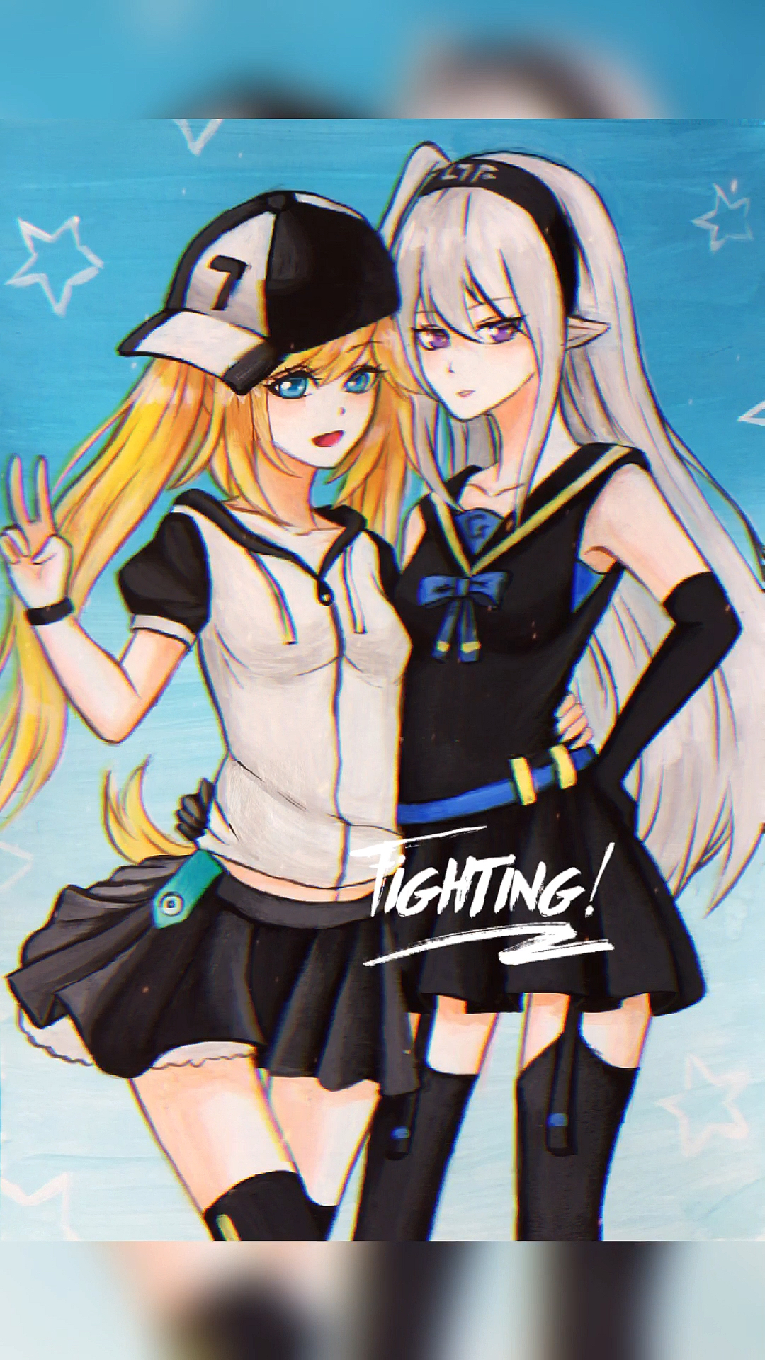 凹凸世界#画个女版的格瑞和金,你们看哪个更加美丽呢?-度小视