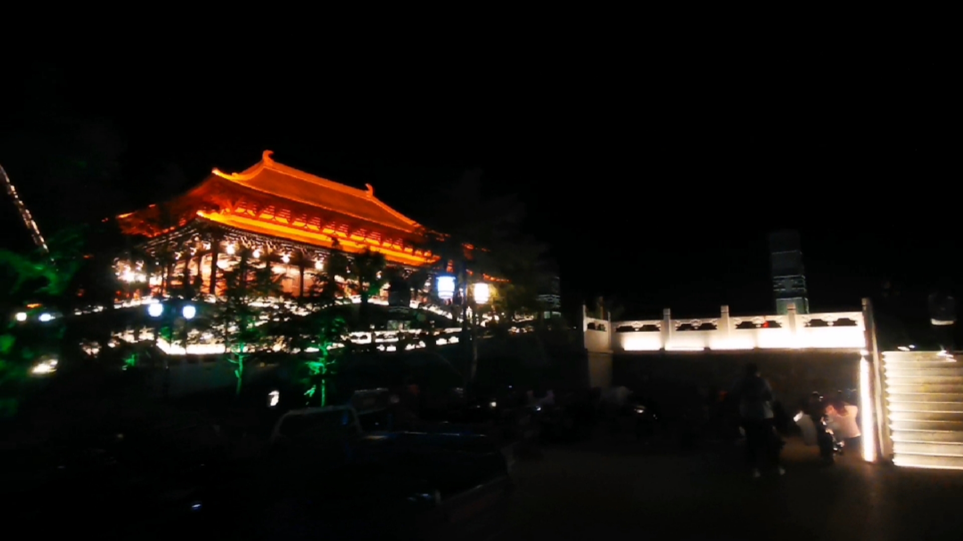 保定庆都山#保定最美不夜城,太美了