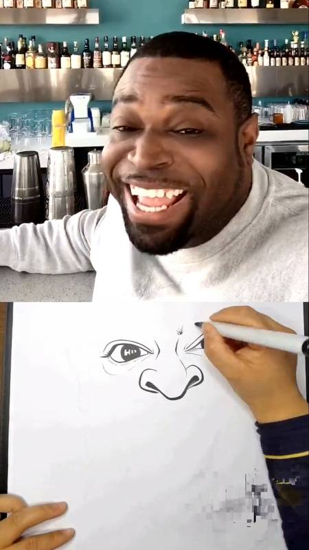 画画原来如此简单#这个外国人画的怎么样