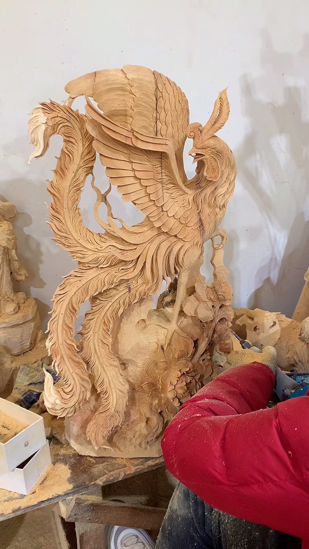 木雕制作过程
