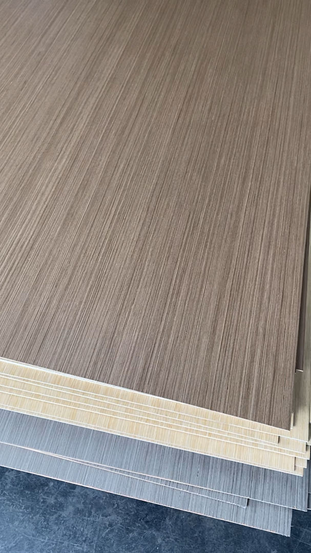 木饰面板#黄杨木饰面板真木木皮涂装板科定kd板背景护墙免漆环保装饰