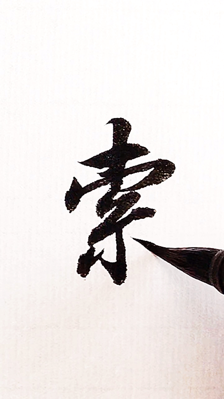 全民书法秀#百家姓:索!