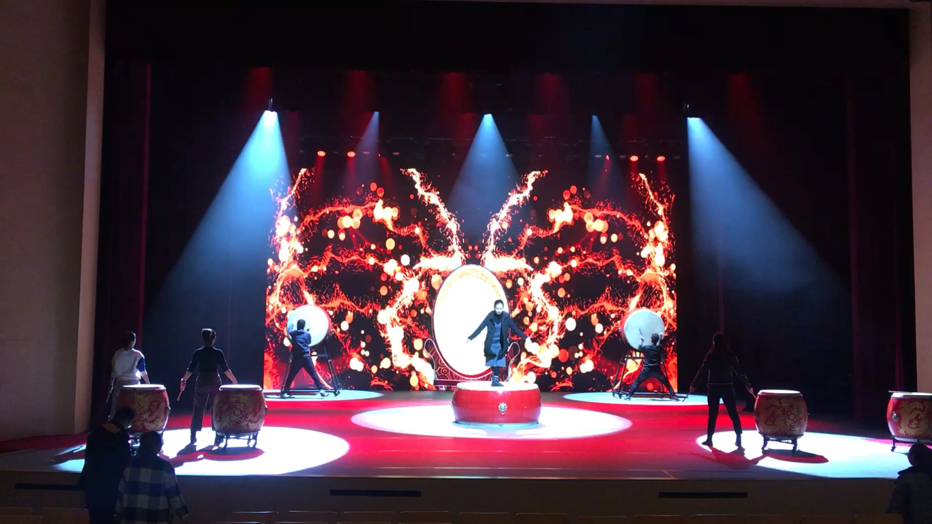 北京鼓乐团#北京美女开场鼓舞教学零基础打鼓培训大鼓分解动作教学水