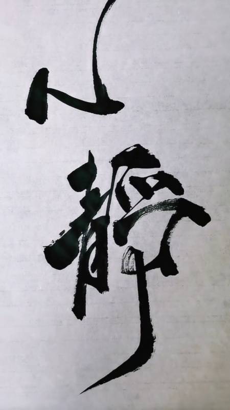 全民书法秀#写字在于意境,看字在于心静