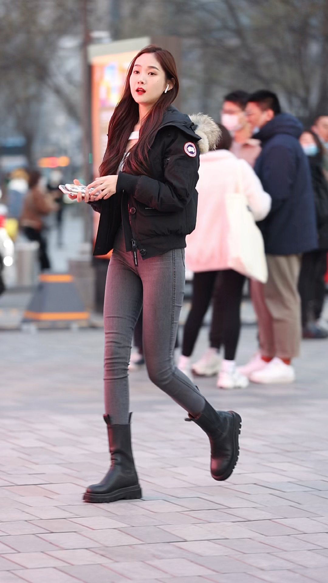 三里屯冬季街拍