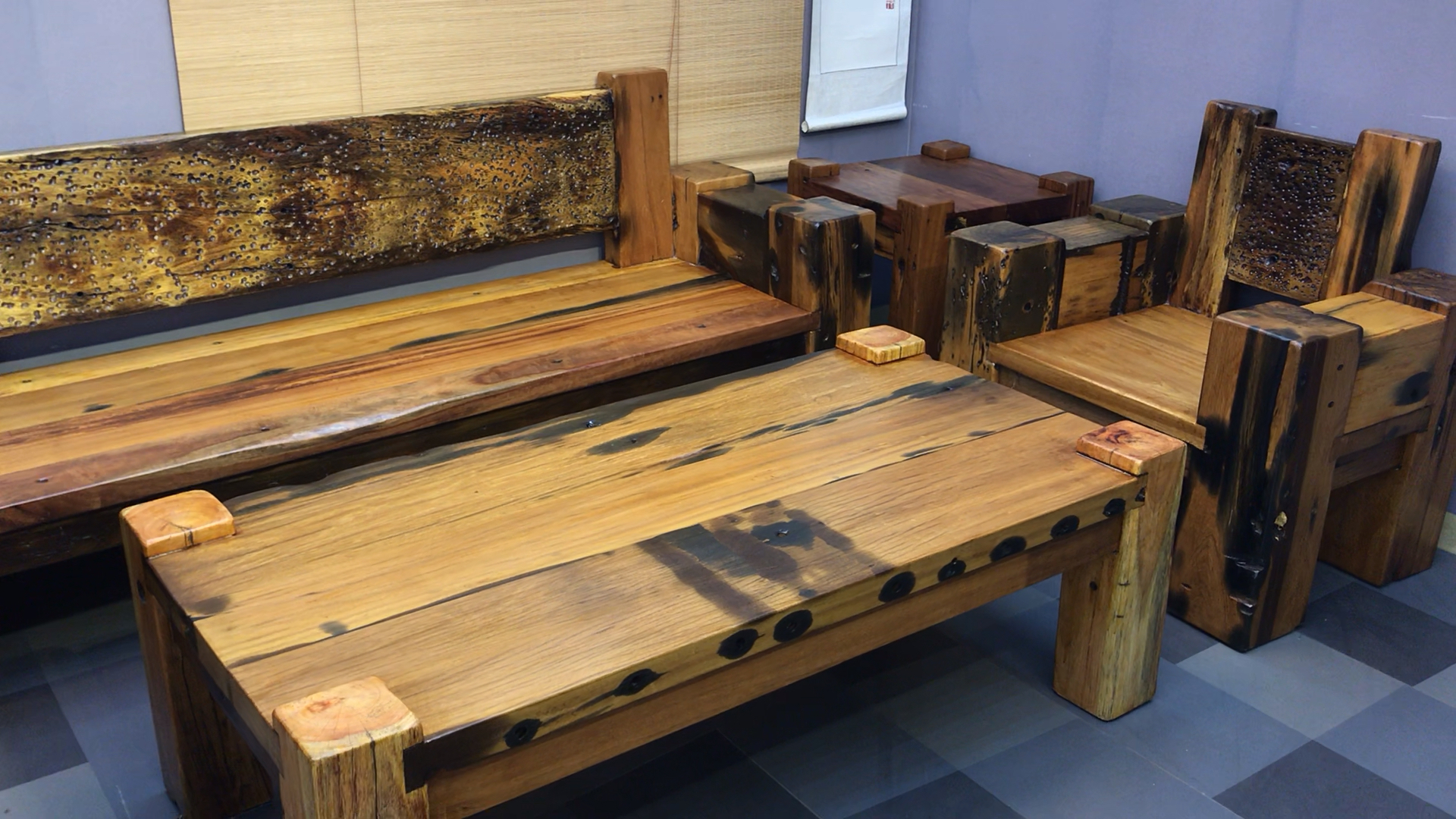 你喜欢的样子我都有#船木沙发——船木家具