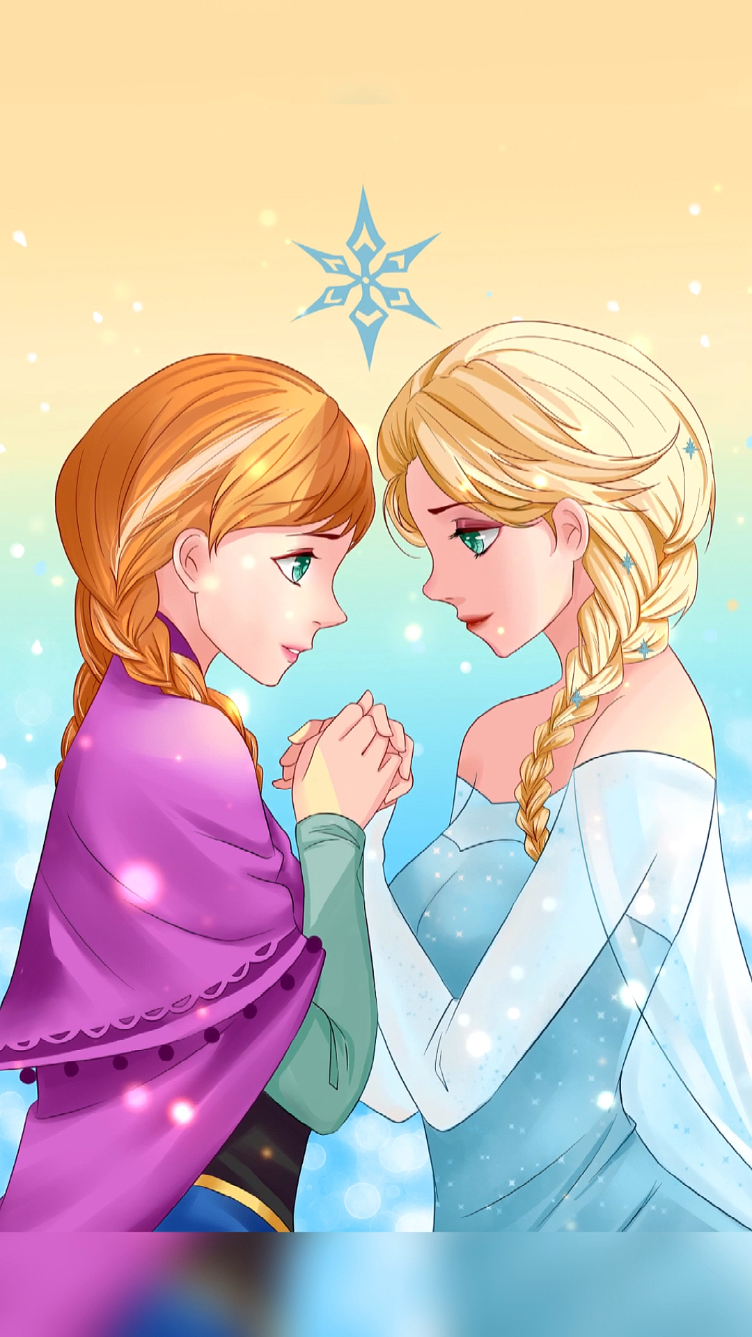 二次元这样的艾莎安娜公主你们喜欢吗