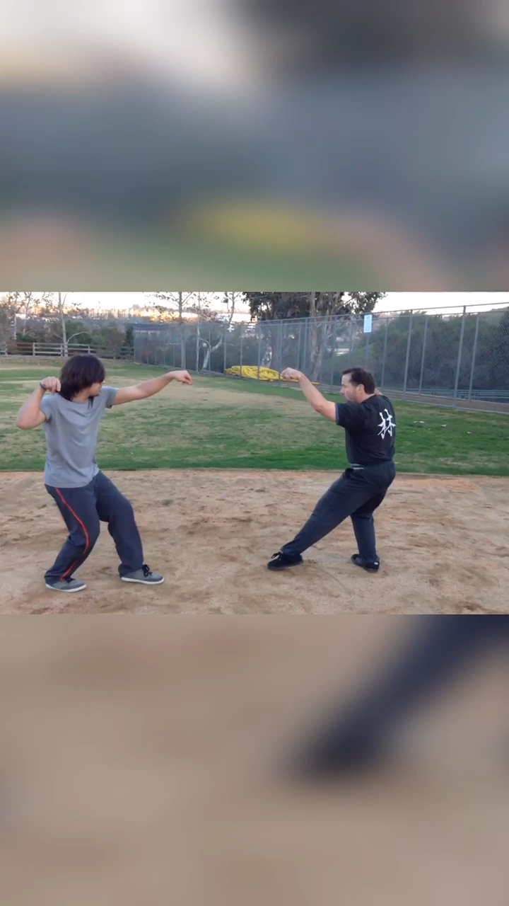 螳螂拳#八步螳螂拳实战对练