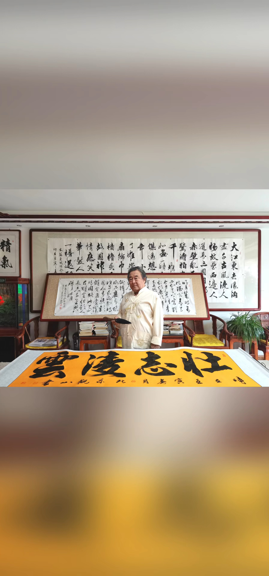 著名书法家:观山《壮志凌云》-度小视