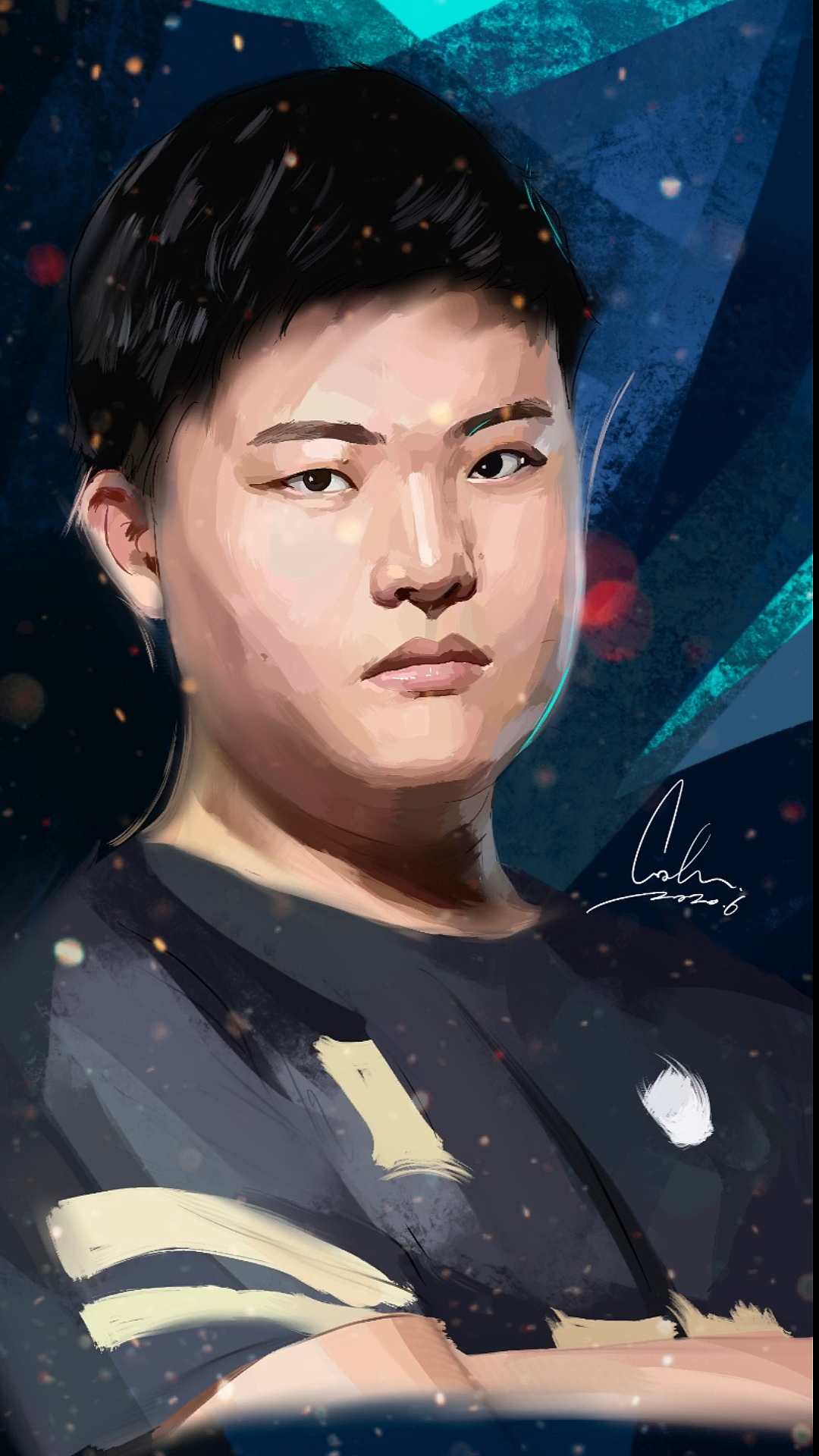 uzi退役#再见uzi,永远的神.【手绘】