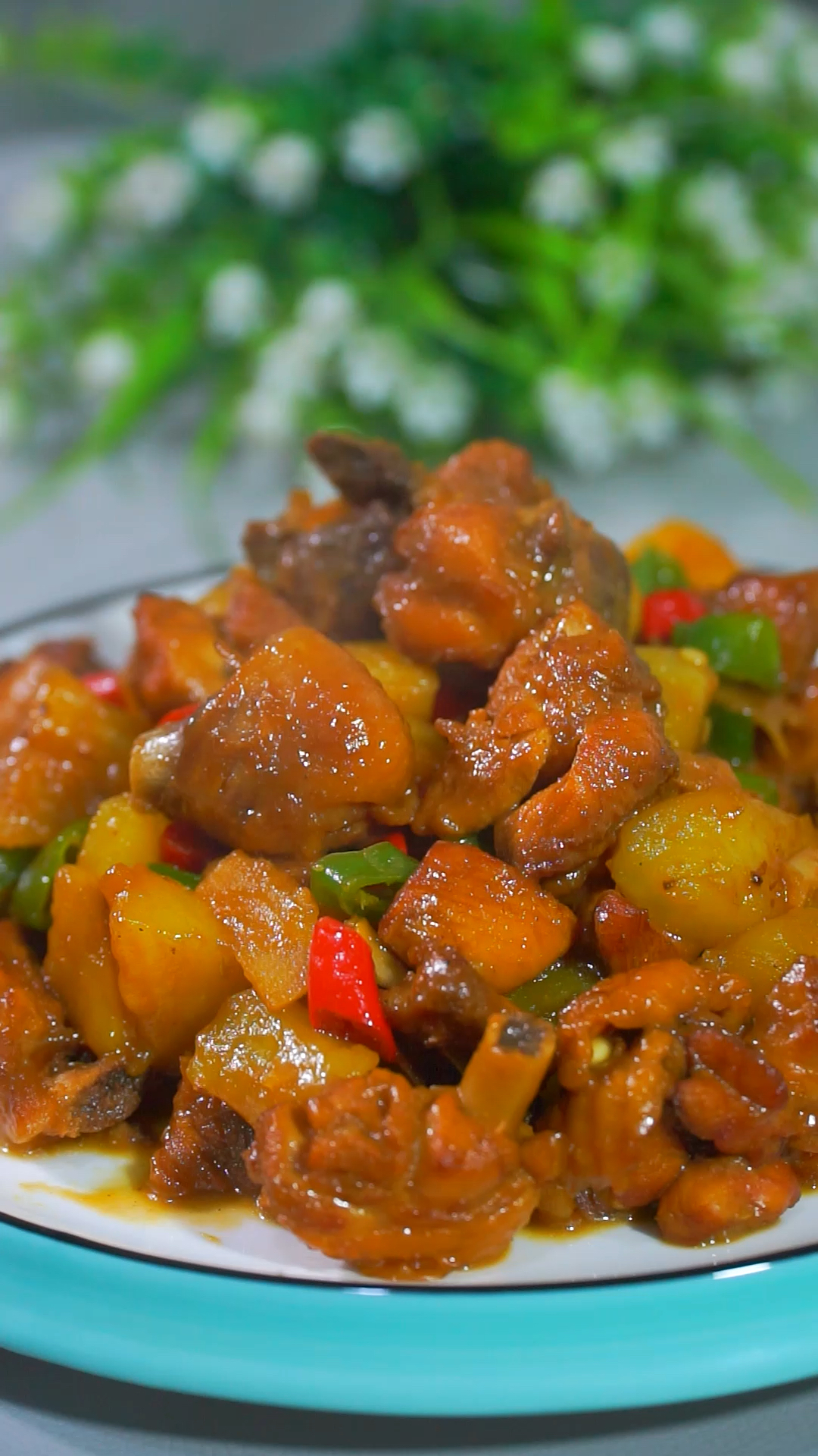 春日好食光土豆烧鸡腿家常做法