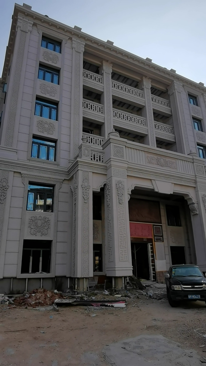 梅州大埔县七层新中式高端典雅石材别墅豪不豪?你说?